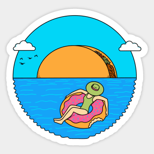 Taco Landscape Sticker